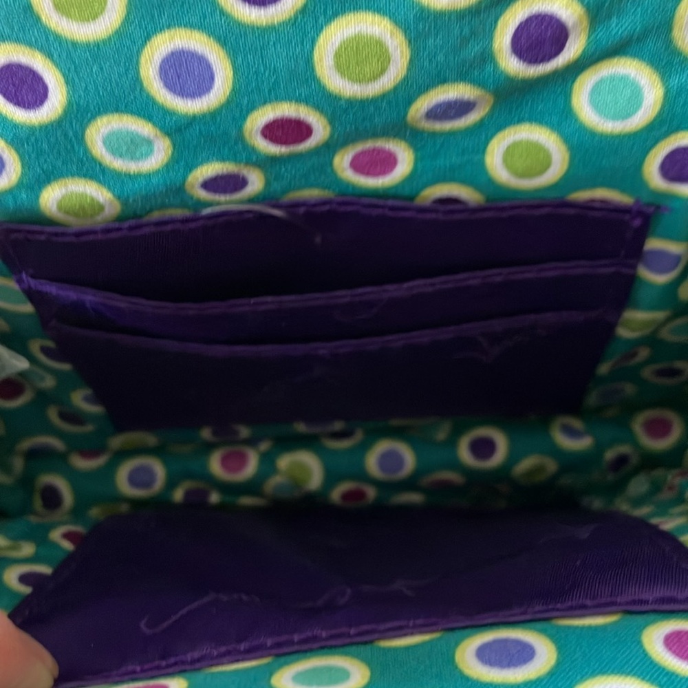 Vera Bradley Lola Mini Frame Heather Handbag EUC - Picture 5 of 10